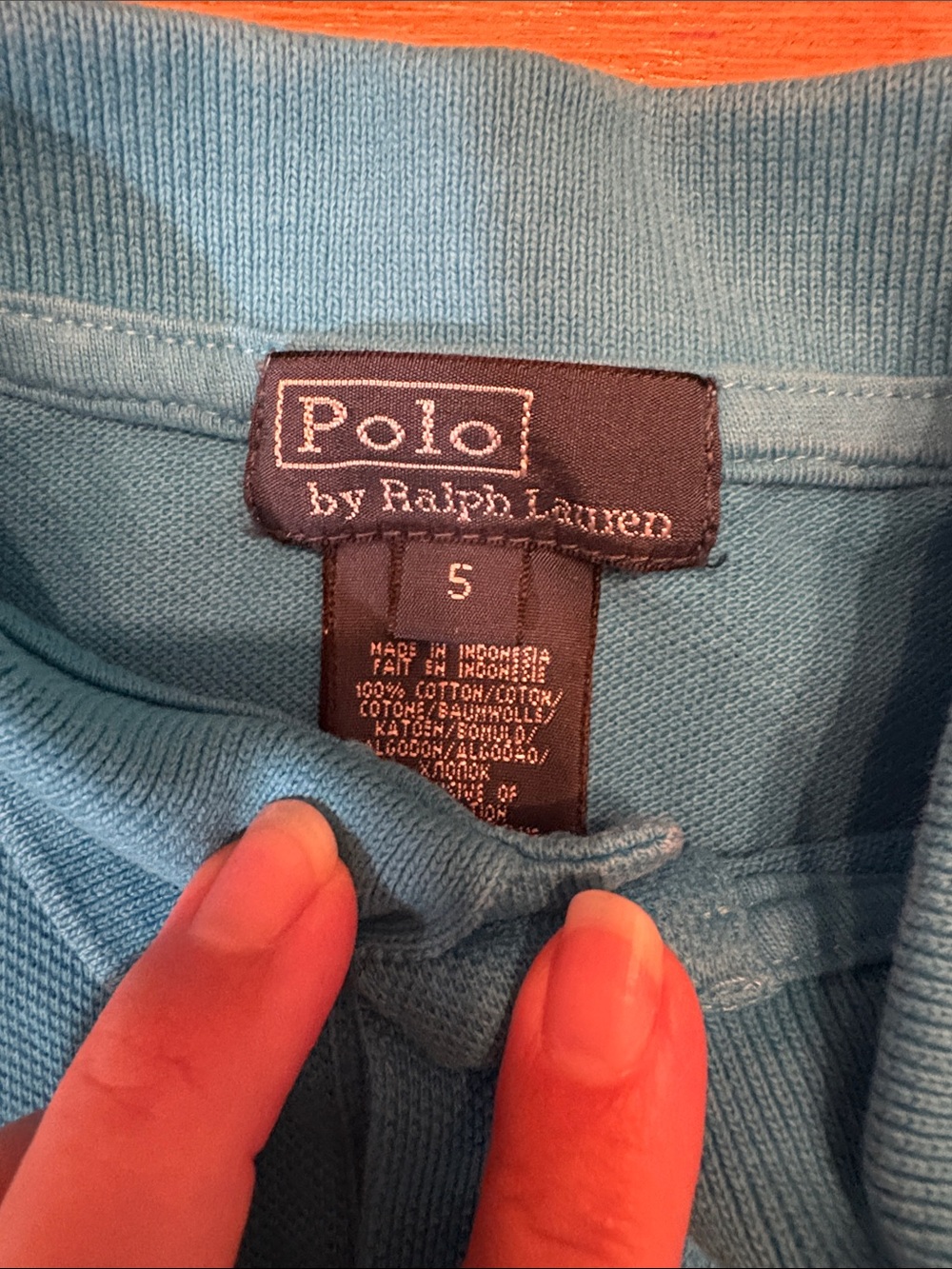 Polo by Ralph Lauren Kids Polo Tee Set - Purple, Green, Blue, Yellow - Picture 7 of 9